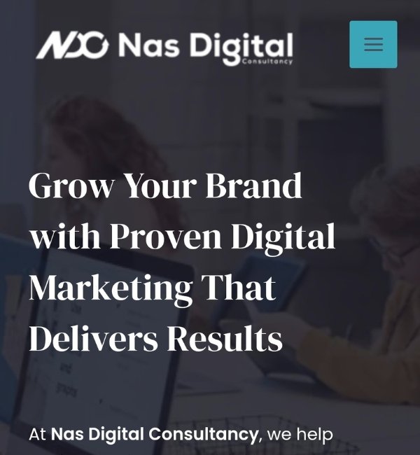 Nas Digital Consultancy Website
